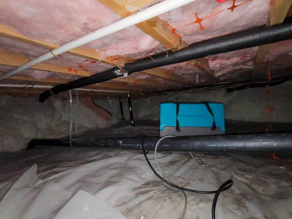 Crawl Space Water Remediation in Lewisville