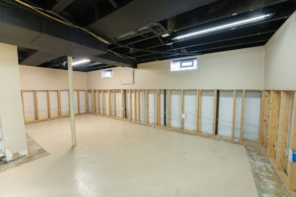 Basement Flood Restoration in Lewisville